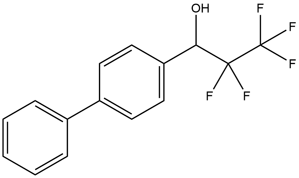 α-(1,1,2,2,2-Pentafluoroethyl)[1,1'-biphenyl]-4-methanol Structure