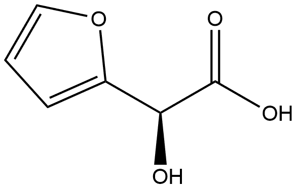 2-Furanacetic acid, α-hydroxy-, (S)- (9CI) 구조식 이미지