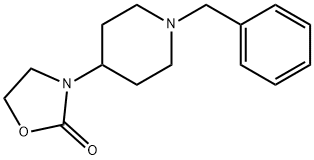 2-Oxazolidinone, 3-[1-(phenylmethyl)-4-piperidinyl]- 구조식 이미지