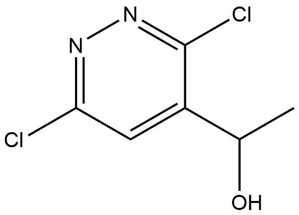 4-Pyridazinemethanol, 3,6-dichloro-α-methyl- 구조식 이미지