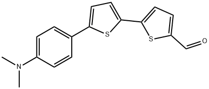 [2,2'-Bithiophene]-5-carboxaldehyde, 5'-[4-(dimethylamino)phenyl]- Structure