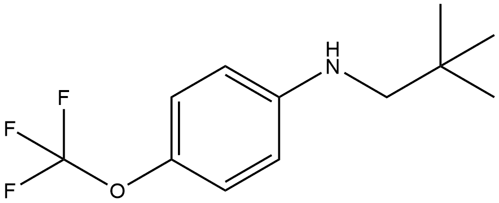 N-(2,2-Dimethylpropyl)-4-(trifluoromethoxy)benzenamine 구조식 이미지