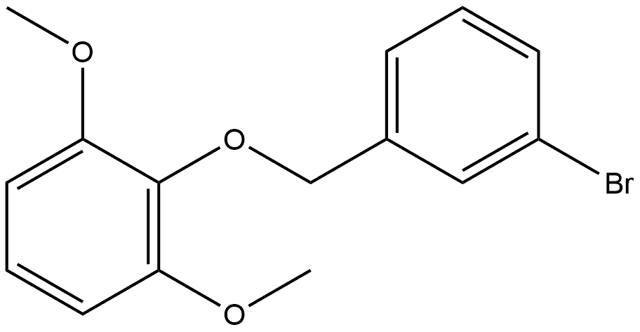 2-[(3-Bromophenyl)methoxy]-1,3-dimethoxybenzene Structure