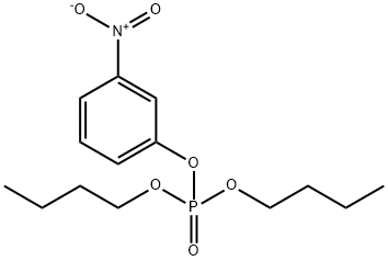 Phosphoric acid dibutyl(3-nitrophenyl) ester 구조식 이미지