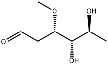 L-arabino-Hexose, 2,6-dideoxy-3-O-methyl- Structure