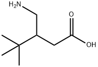 Pentanoic acid, 3-(aminomethyl)-4,4-dimethyl- 구조식 이미지