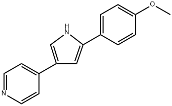 4-(5-(4-methoxyphenyl)-1H-pyrrol-3-yl)pyridine Structure