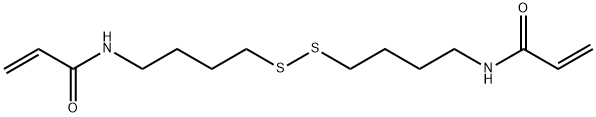 2-Propenamide, N,N'-(dithiodi-4,1-butanediyl)bis- Structure