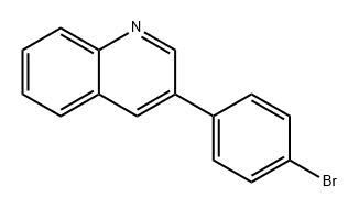 Quinoline, 3-(4-bromophenyl)- Structure