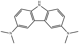 9H-Carbazole-3,6-diamine, N3,N3,N6,N6-tetramethyl- 구조식 이미지