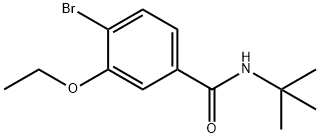 4-Bromo-n-tert-butyl-3-ethoxybenzamide Structure