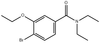 4-Bromo-3-ethoxy-n,n-diethylbenzamide Structure