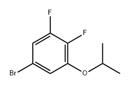 5-Bromo-1,2-difluoro-3-isopropoxybenzene Structure