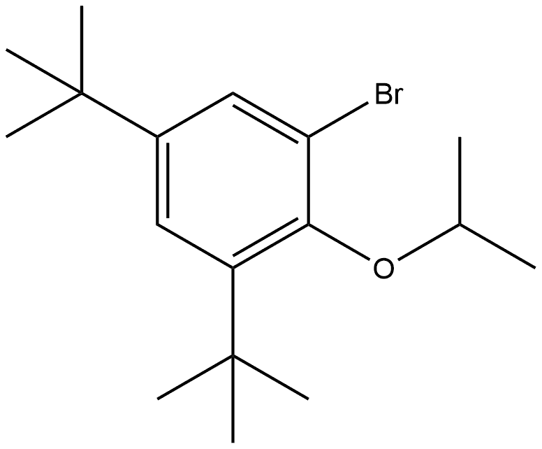 1-Bromo-3,5-bis(1,1-dimethylethyl)-2-(1-methylethoxy)benzene Structure