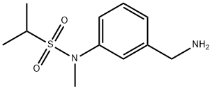 2-Propanesulfonamide, N-[3-(aminomethyl)phenyl]-N-methyl- Structure