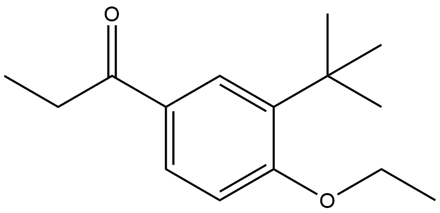 1-[3-(1,1-Dimethylethyl)-4-ethoxyphenyl]-1-propanone Structure