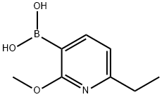 (6-Ethyl-2-methoxypyridin-3-yl)boronic acid Structure