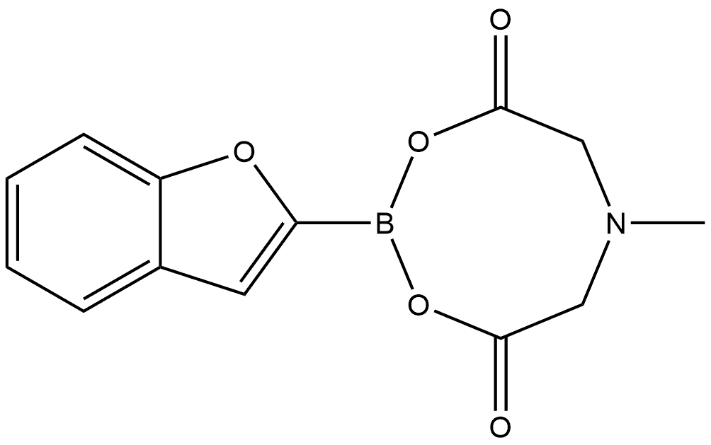 2-Benzofuranylboronic acid mida ester Structure