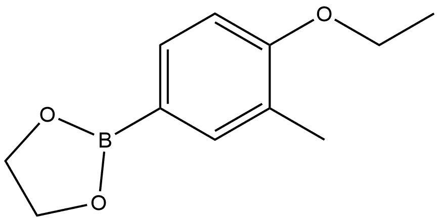 2-(4-Ethoxy-3-methylphenyl)-1,3,2-dioxaborolane Structure