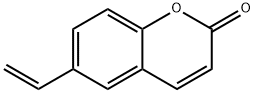 2H-1-Benzopyran-2-one, 6-ethenyl- Structure