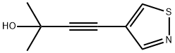 3-Butyn-2-ol, 4-(4-isothiazolyl)-2-methyl- Structure