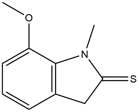 7-methoxy-1-methyl-3H-indole-2-thione Structure