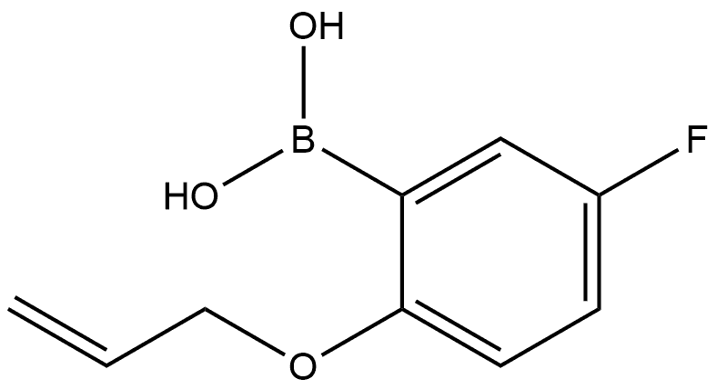 B-[5-Fluoro-2-(2-propen-1-yloxy)phenyl]boronic acid Structure