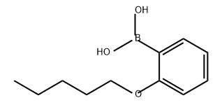 Boronic acid, B-[2-(pentyloxy)phenyl]- 구조식 이미지
