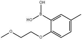 Boronic acid, B-[2-(2-methoxyethoxy)-5-methylphenyl]- Structure