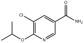 5-Chloro-6-isopropoxynicotinamide Structure