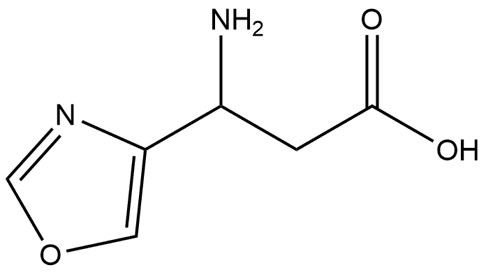 3-Amino-3-(oxazol-4-yl)propanoic acid Structure