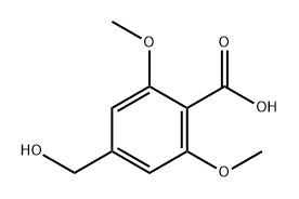 Benzoic acid, 4-(hydroxymethyl)-2,6-dimethoxy- Structure