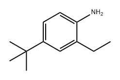 Benzenamine, 4-(1,1-dimethylethyl)-2-ethyl- Structure