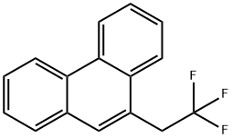 Phenanthrene, 9-(2,2,2-trifluoroethyl)- Structure