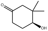 Cyclohexanone, 4-hydroxy-3,3-dimethyl-, (S)- (9CI) Structure