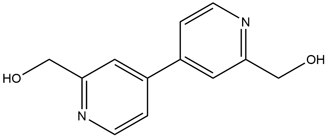 [4,4'-Bipyridine]-2,2'-dimethanol Structure