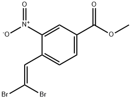 Methyl 4-(2,2-dibromoethenyl)-3-nitrobenzoate Structure