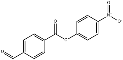 Benzoic acid, 4-formyl-, 4-nitrophenyl ester Structure