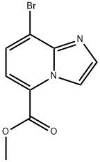 methyl 8-bromoimidazo[1,2-a]pyridine-5-carboxylate Structure