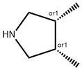 Pyrrolidine, 3,4-dimethyl-, (3R,4S)-rel- Structure