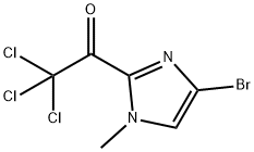 Ethanone, 1-(4-bromo-1-methyl-1H-imidazol-2-yl)-2,2,2-trichloro- Structure