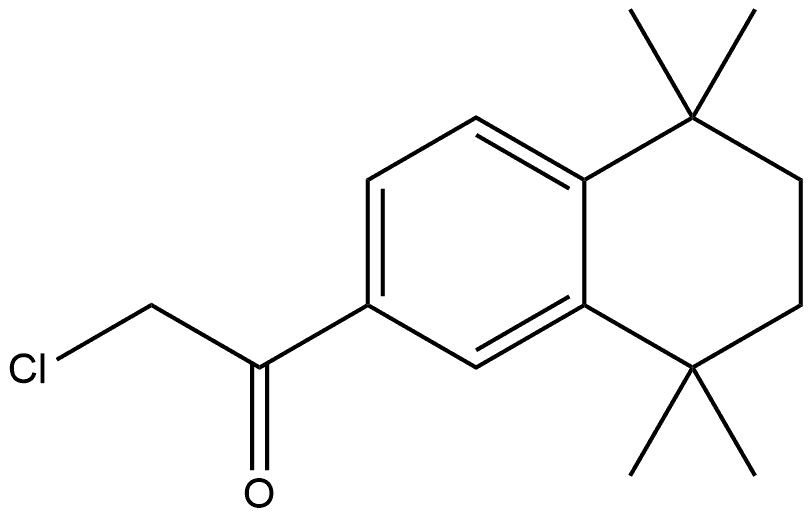 2-Chloro-1-(5,6,7,8-tetrahydro-5,5,8,8-tetramethyl-2-naphthalenyl)ethanone Structure