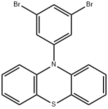 10-(3,5-dibromophenyl)-10H-phenothiazine Structure