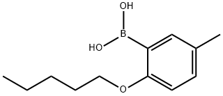 [5-Methyl-2-(pentyloxy)phenyl]boranediol Structure