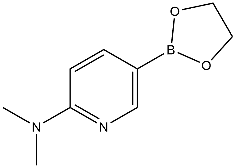 5-(1,3,2-Dioxaborolan-2-yl)-N,N-dimethyl-2-pyridinamine Structure