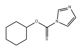 1H-Imidazole-1-carbothioic acid O-cyclohexyl ester 구조식 이미지