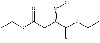 Butanedioic acid, 2-(hydroxyimino)-, 1,4-diethyl ester Structure