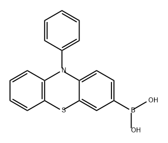 Boronic acid, B-(10-phenyl-10H-phenothiazin-3-yl)- Structure