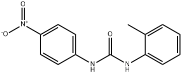 Urea, N-(2-methylphenyl)-N'-(4-nitrophenyl)- Structure