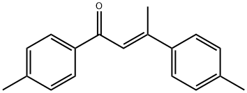 Z / e-1,3-di-p-methylphenyl-2-ene-butanone Structure